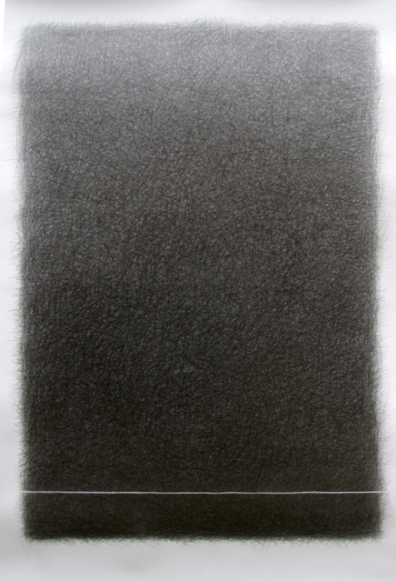 Silence. 2015. Paper, pencil, 100x60cm