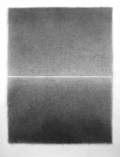 Landscape. 2015. Paper, pencil, 100x70cm