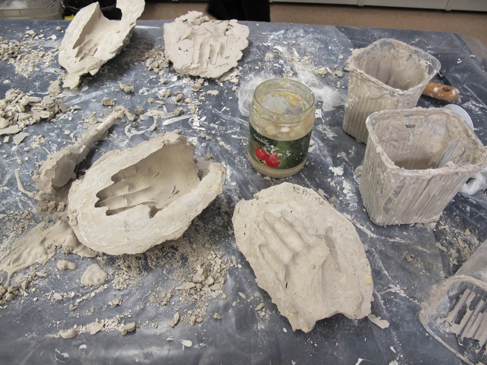 Plaster casting and papier-mache&amp;nbsp; workshop